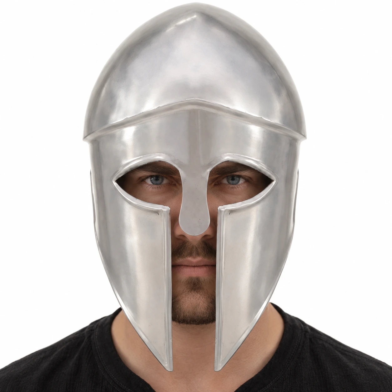 Grekisk krigarhjälm i antik stil för LARP och cosplay