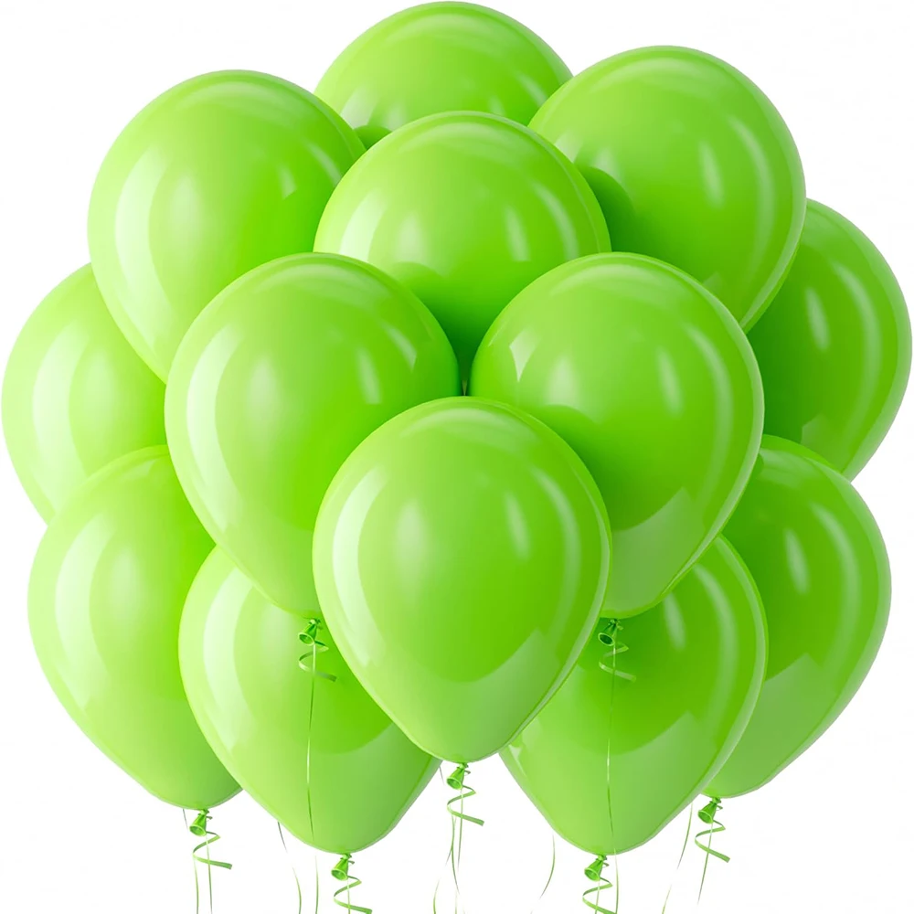 Latexballonger Limegrön 50 cm – 20-pack