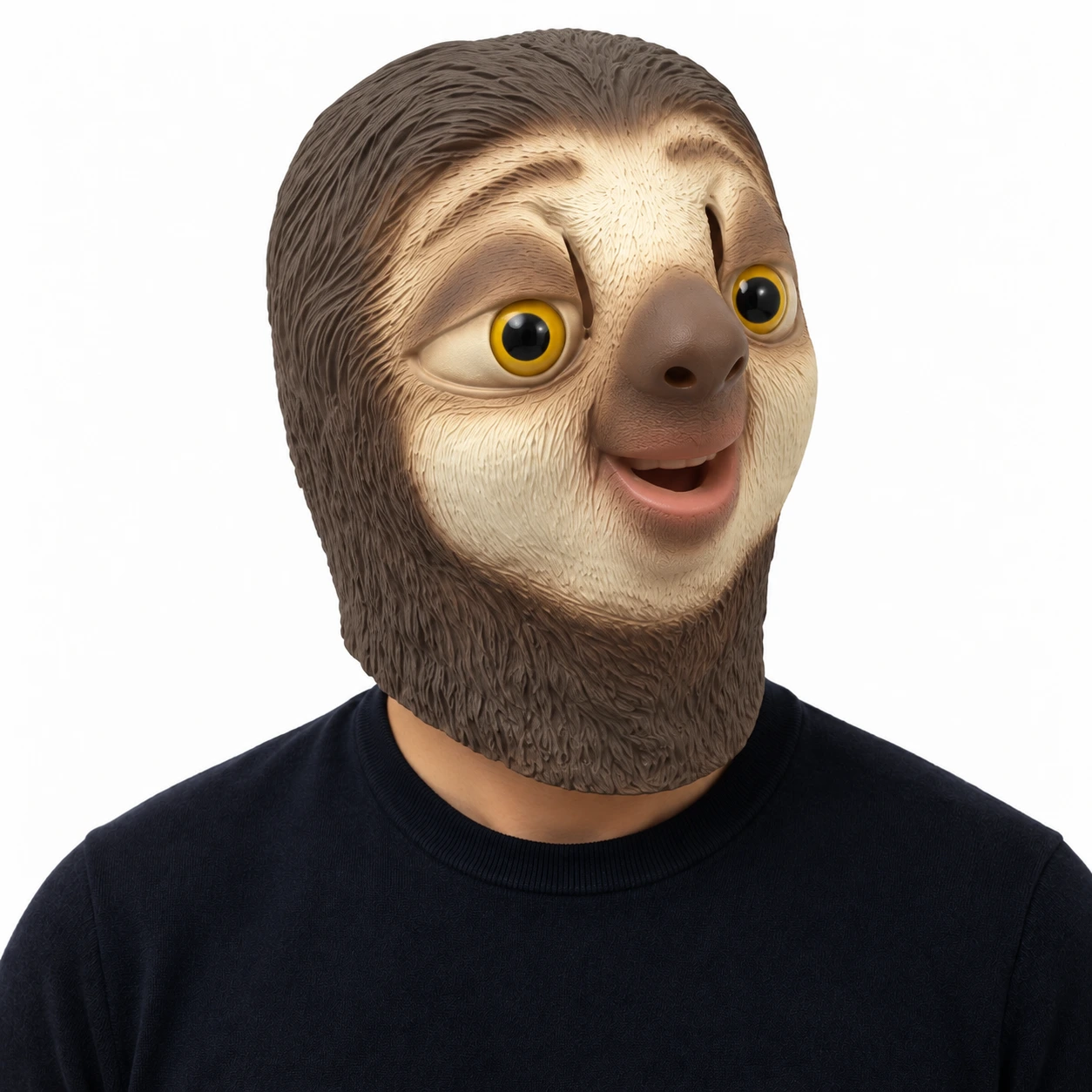 Mask sengångare i latex, heltäckande