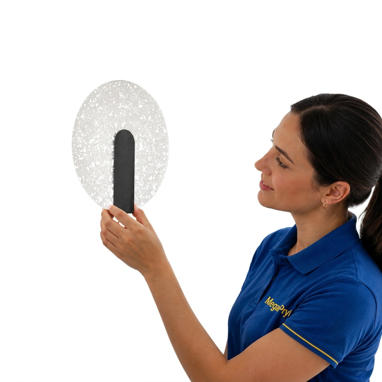 LED vägglampa för inomhusbruk i akryl och metall