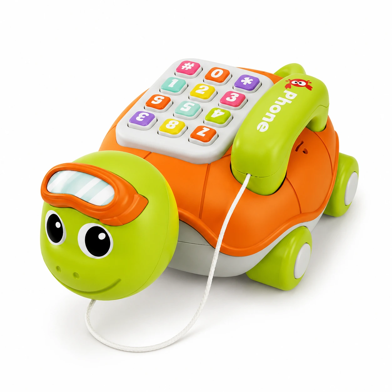 Musiksköldpadda Baby – Telefon- & Pianoleksak med Ljus