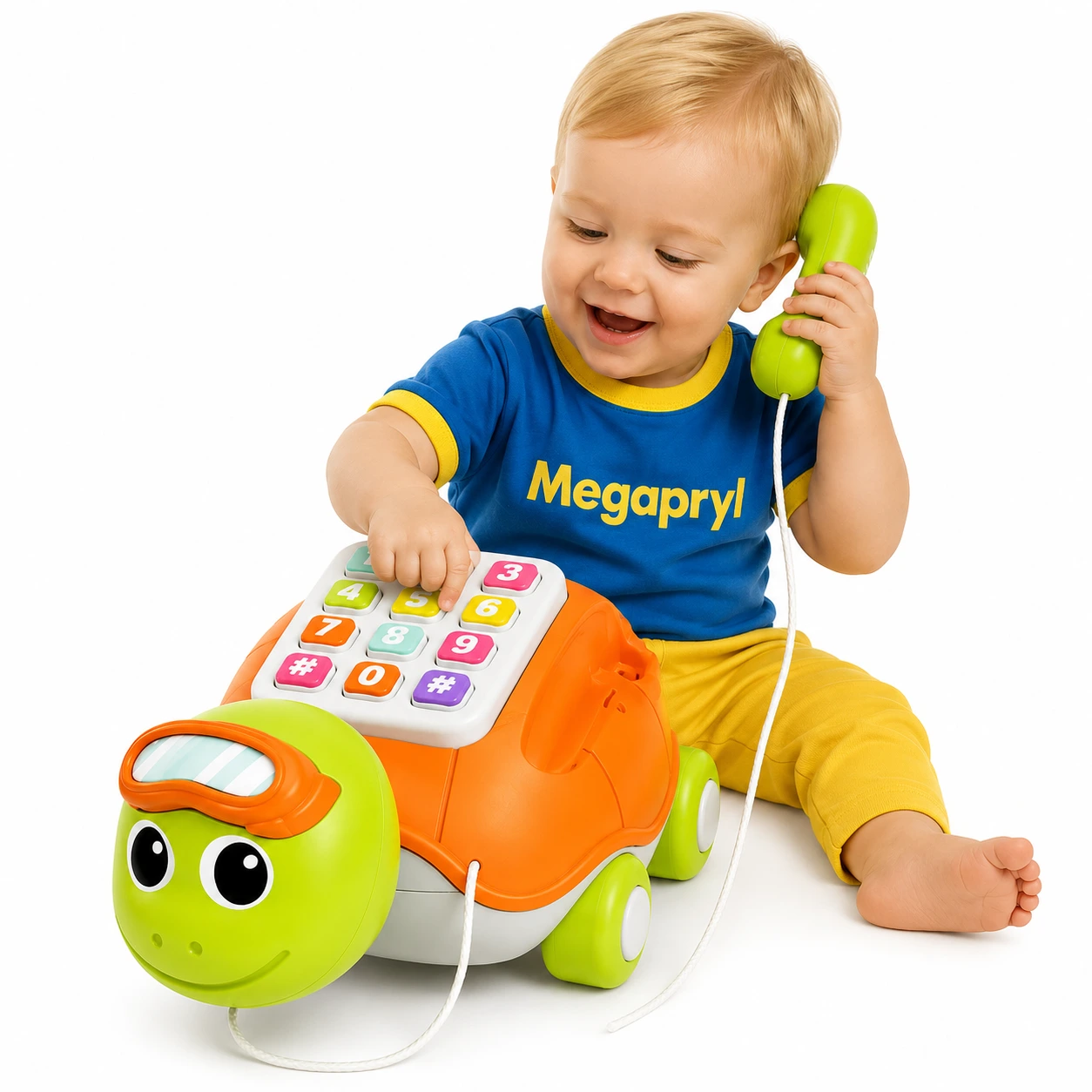 Musiksköldpadda Baby – Telefon- & Pianoleksak med Ljus