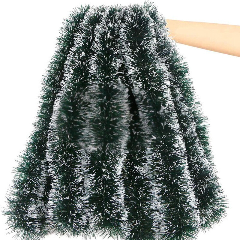 Girlang Julgransdeko Gröna Käppband - 200 cm 5