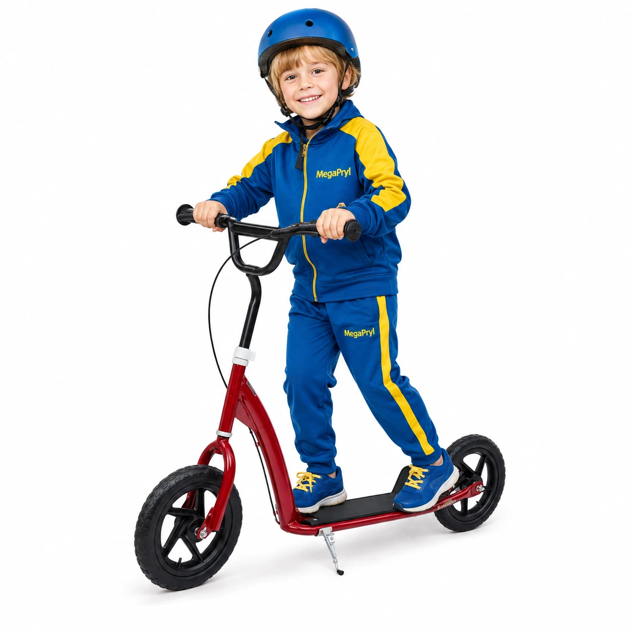 Sparkcykel för barn med 12-tumshjul och justerbart styre