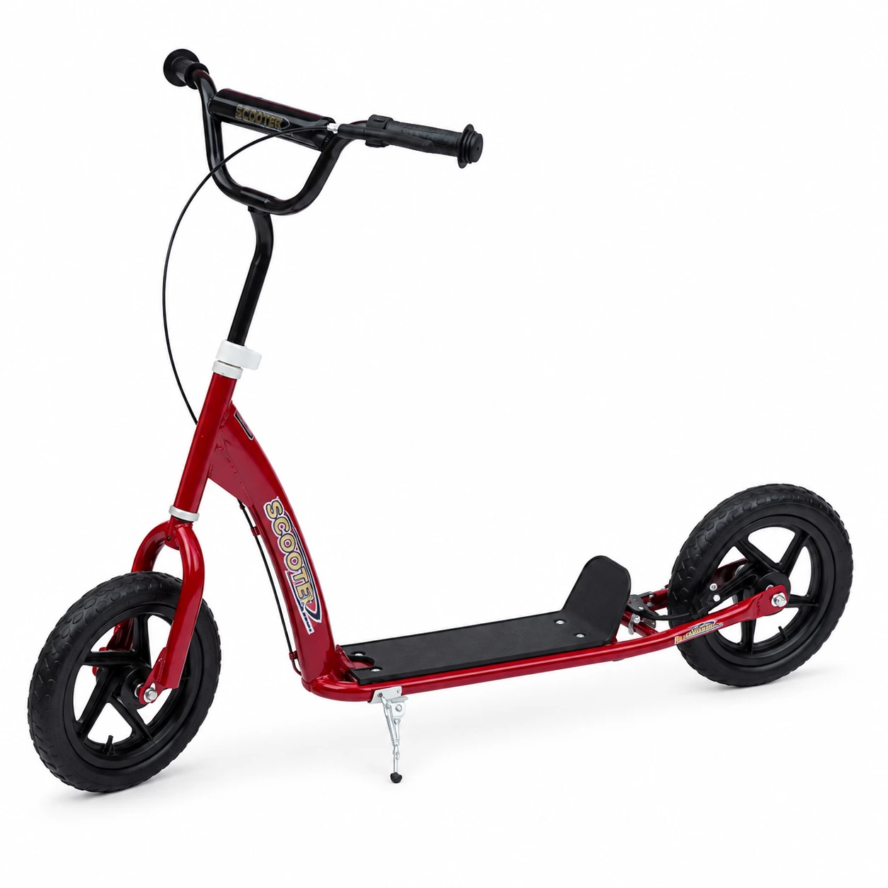 Sparkcykel för barn med 12-tumshjul och justerbart styre