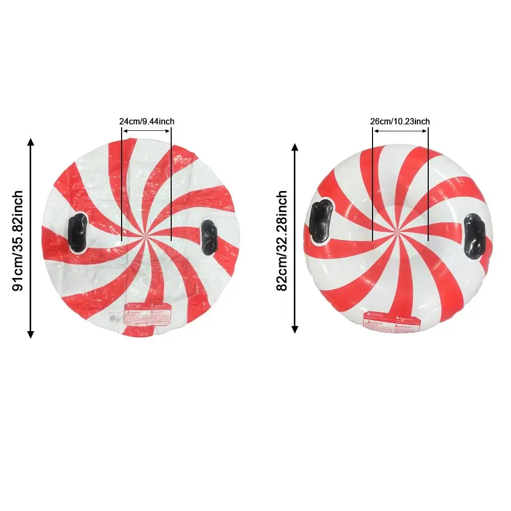 Pulka Uppblåsbar Rund Snötub 5