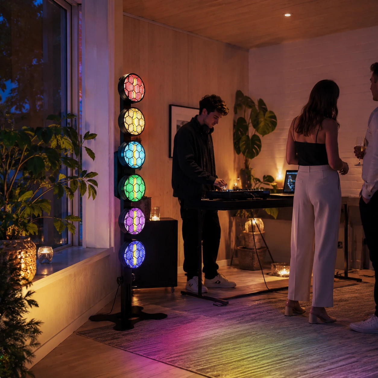 Scenlampa LED PAR för fest och scen med DMX512