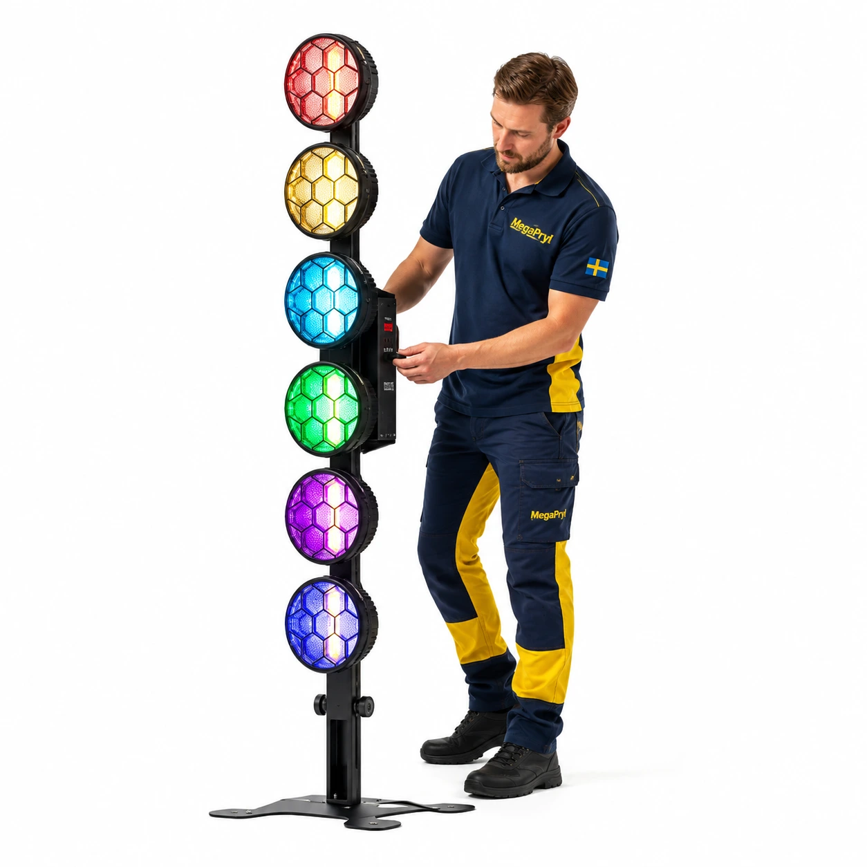 Scenlampa LED PAR för fest och scen med DMX512