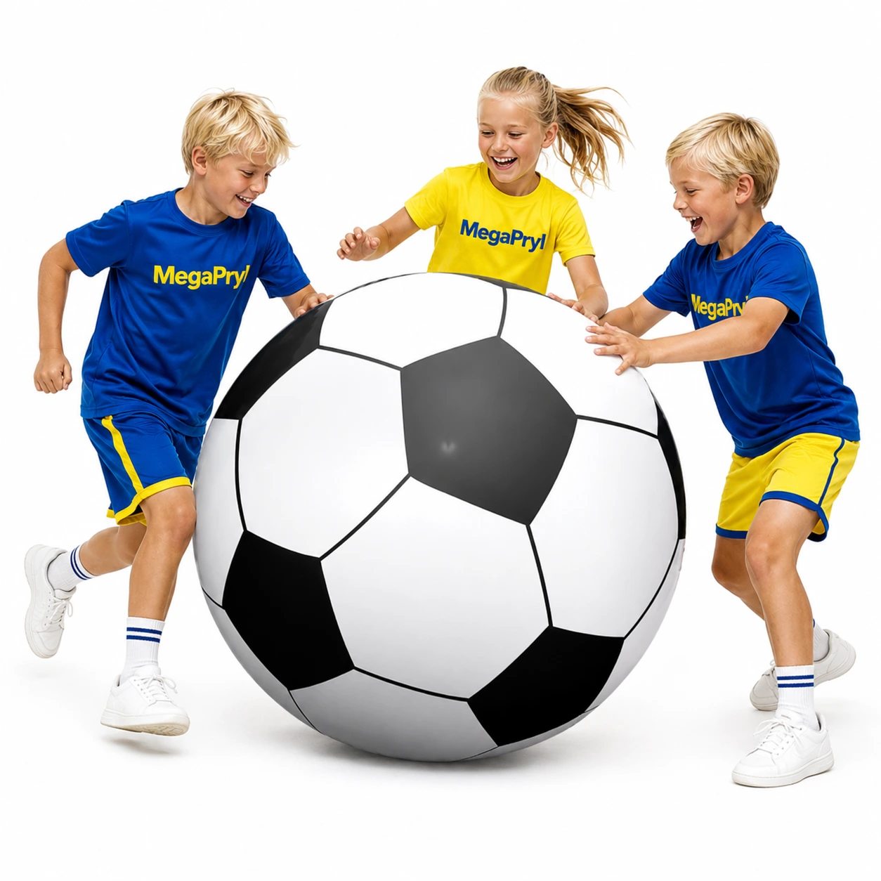 Stor Uppblåsbar Fotboll – 100 cm