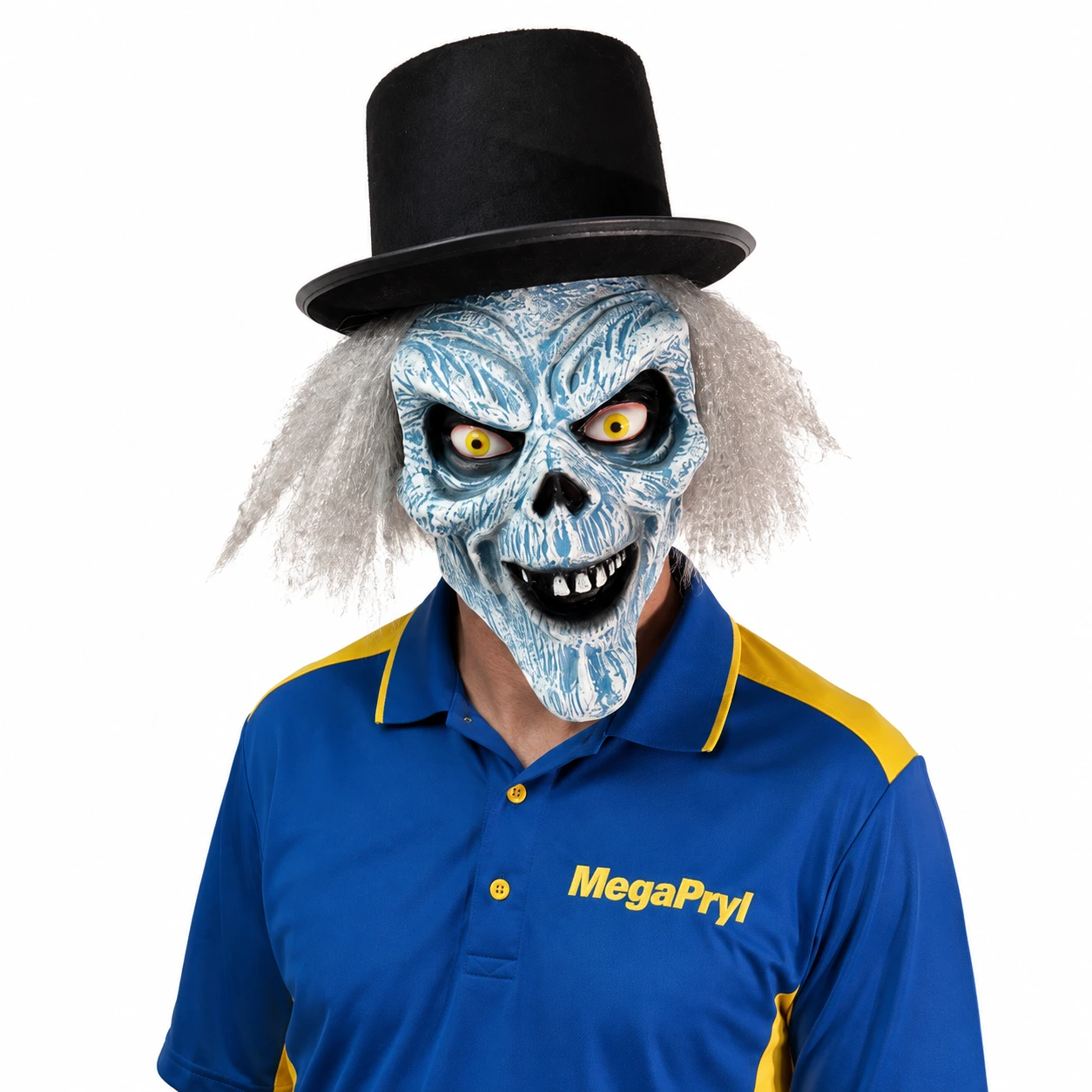 Halloweenmask med dödskalle för maskerad och cosplay
