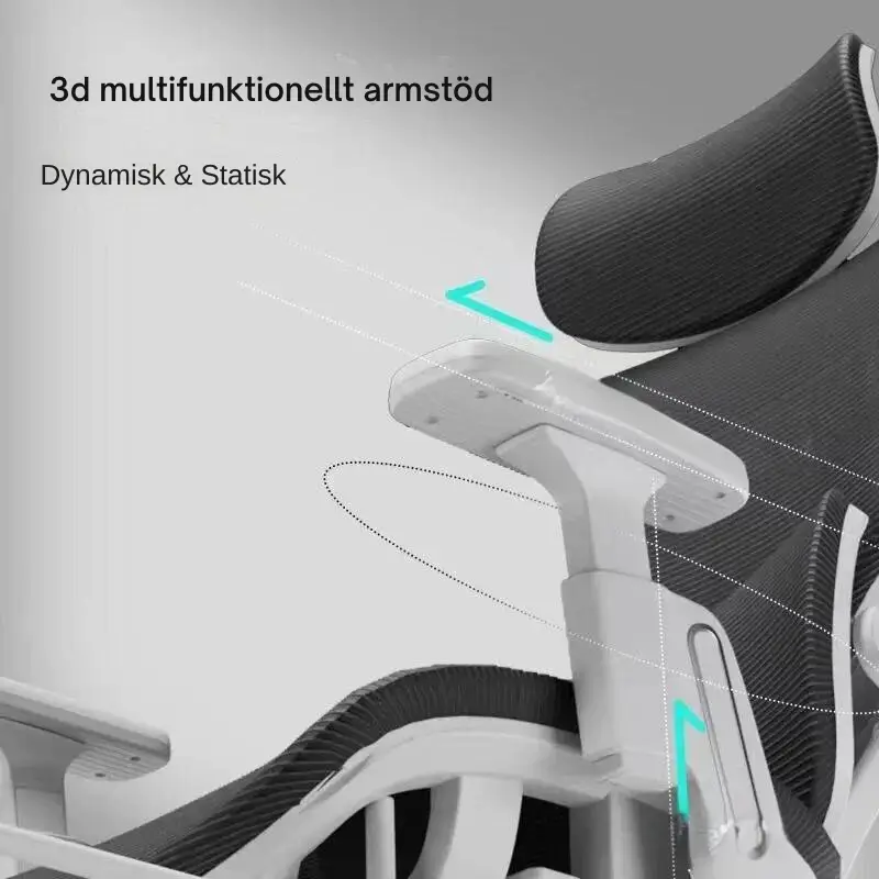Ergonomisk Kontorsstol - Hög Rygg 4
