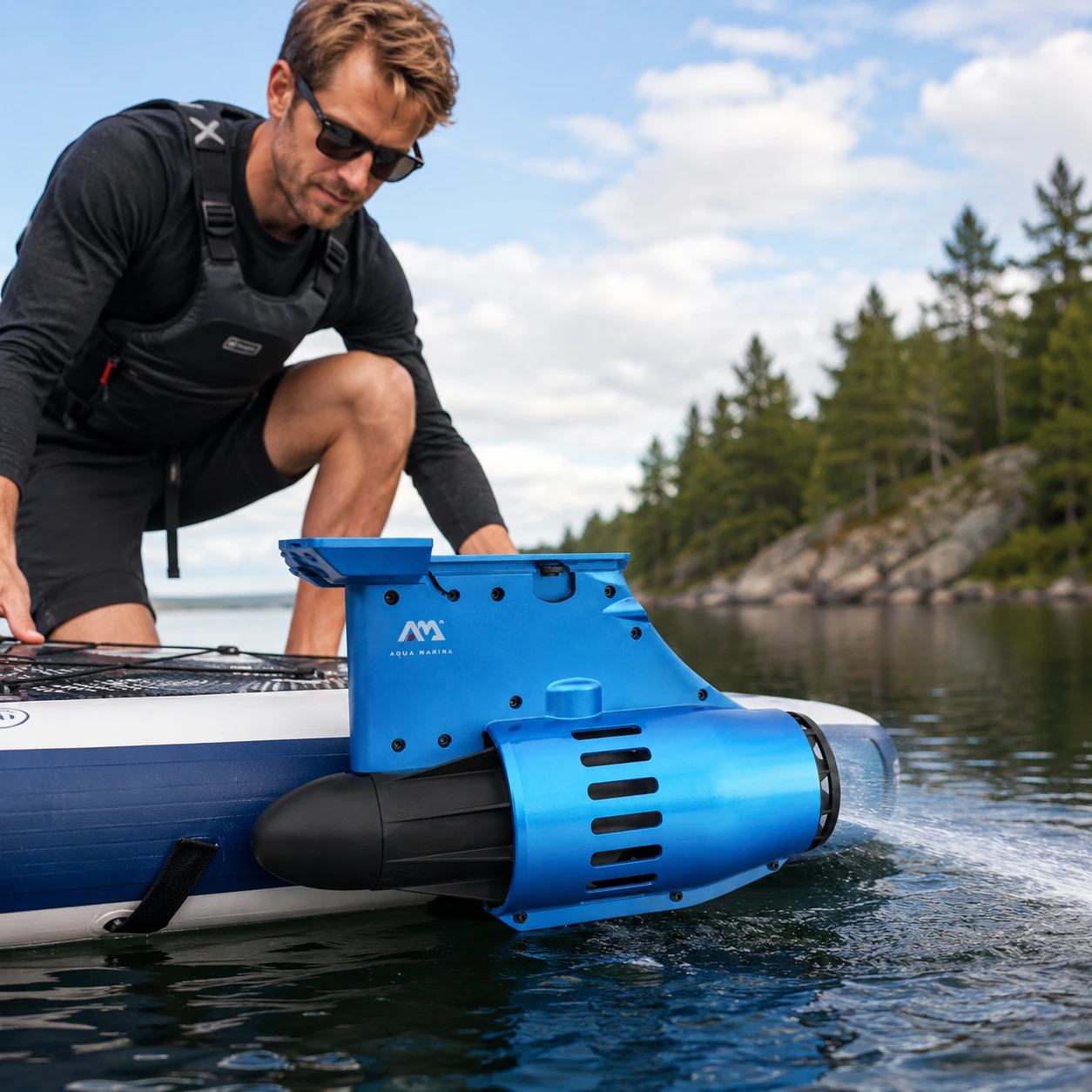 Elektrisk SUP-fena för paddleboard och kajak
