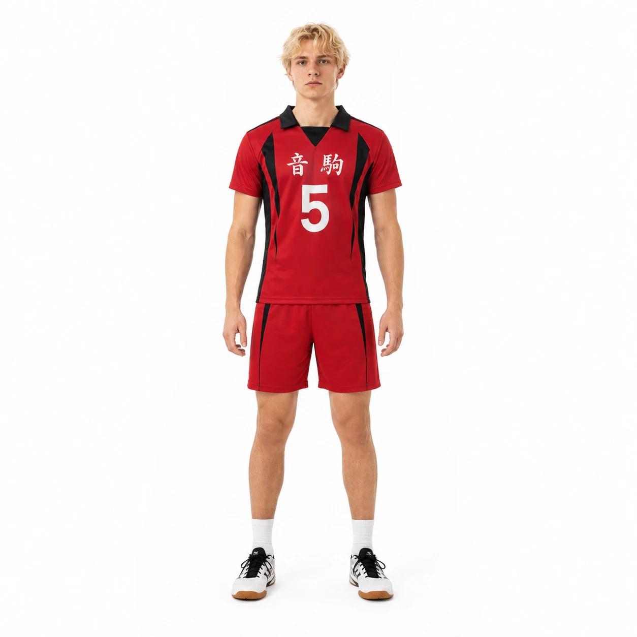 Cosplaydräkt i volleybollstil med valbara varianter