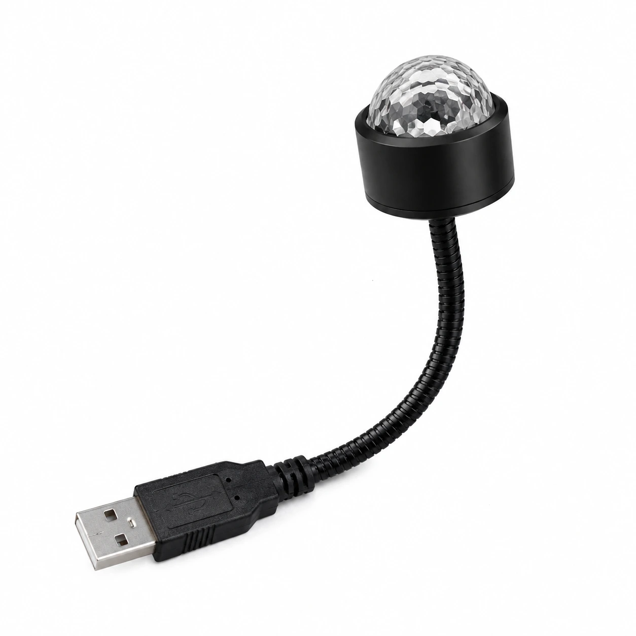 USB stjärnprojektor för bil och rum med justerbar hals