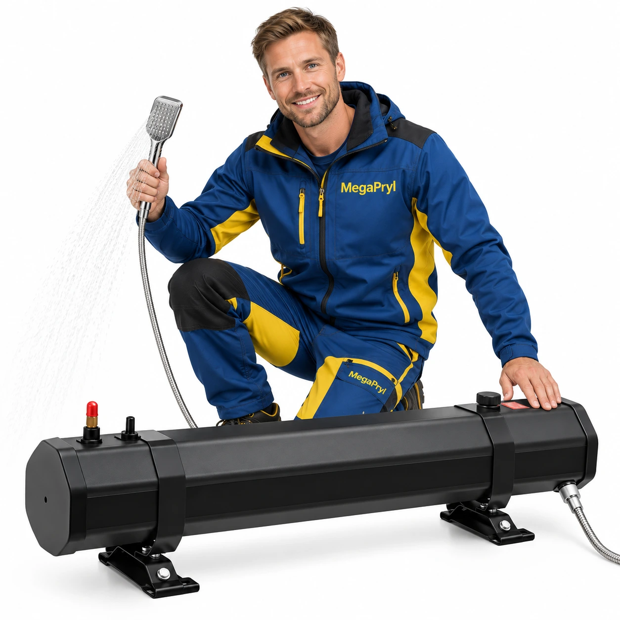 Aurinkolämmitteinen kattosuihku autoon, 30 l
