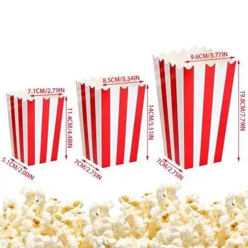 Popcorn Pappersboxar - 25-Pack 2