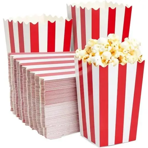 Popcorn Pappersboxar - 25-Pack