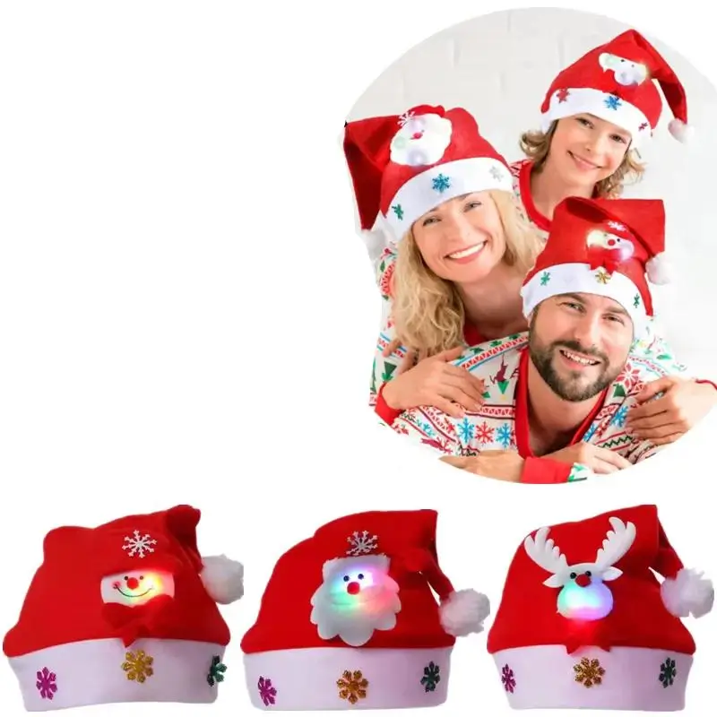 Julhattar med LED - 10-pack 2