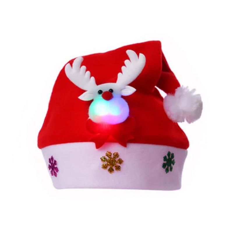 Julhattar med LED - 10-pack 4