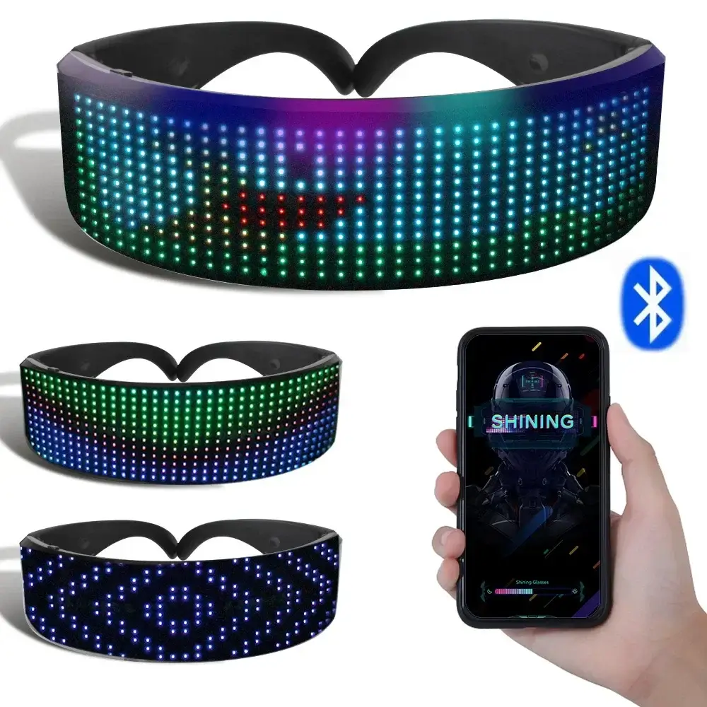 Glasögon LED med Bluetooth