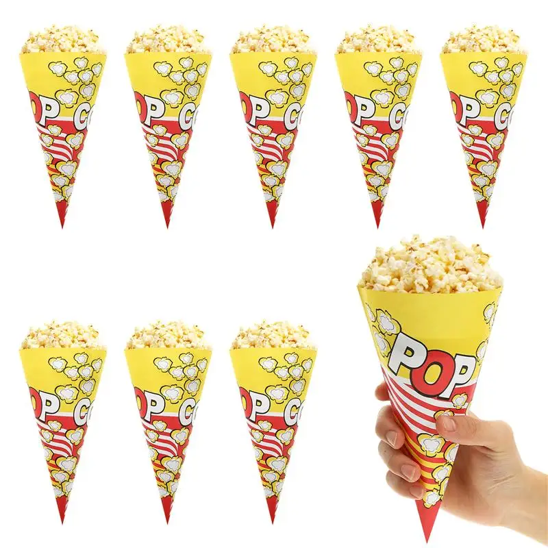 Strutformade Popcorn Boxar - 50-Pack