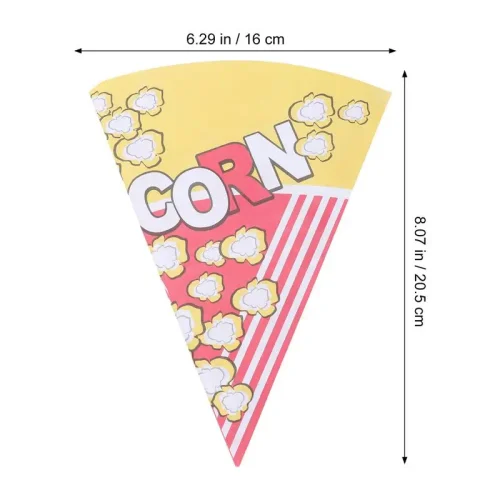 Strutformade Popcorn Boxar - 50-Pack 4