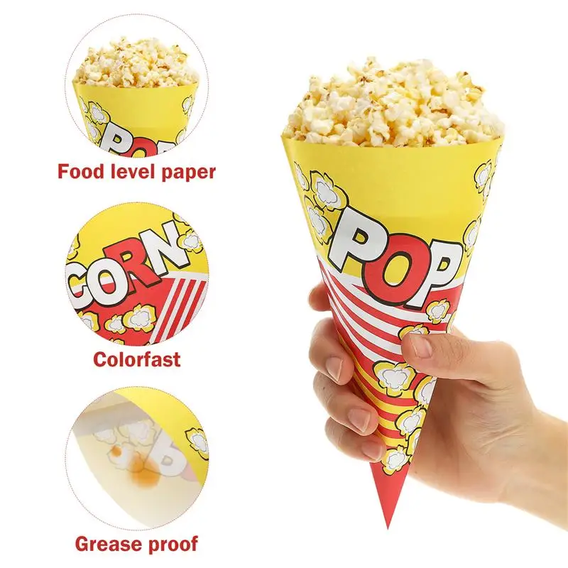 Strutformade Popcorn Boxar - 50-Pack 5