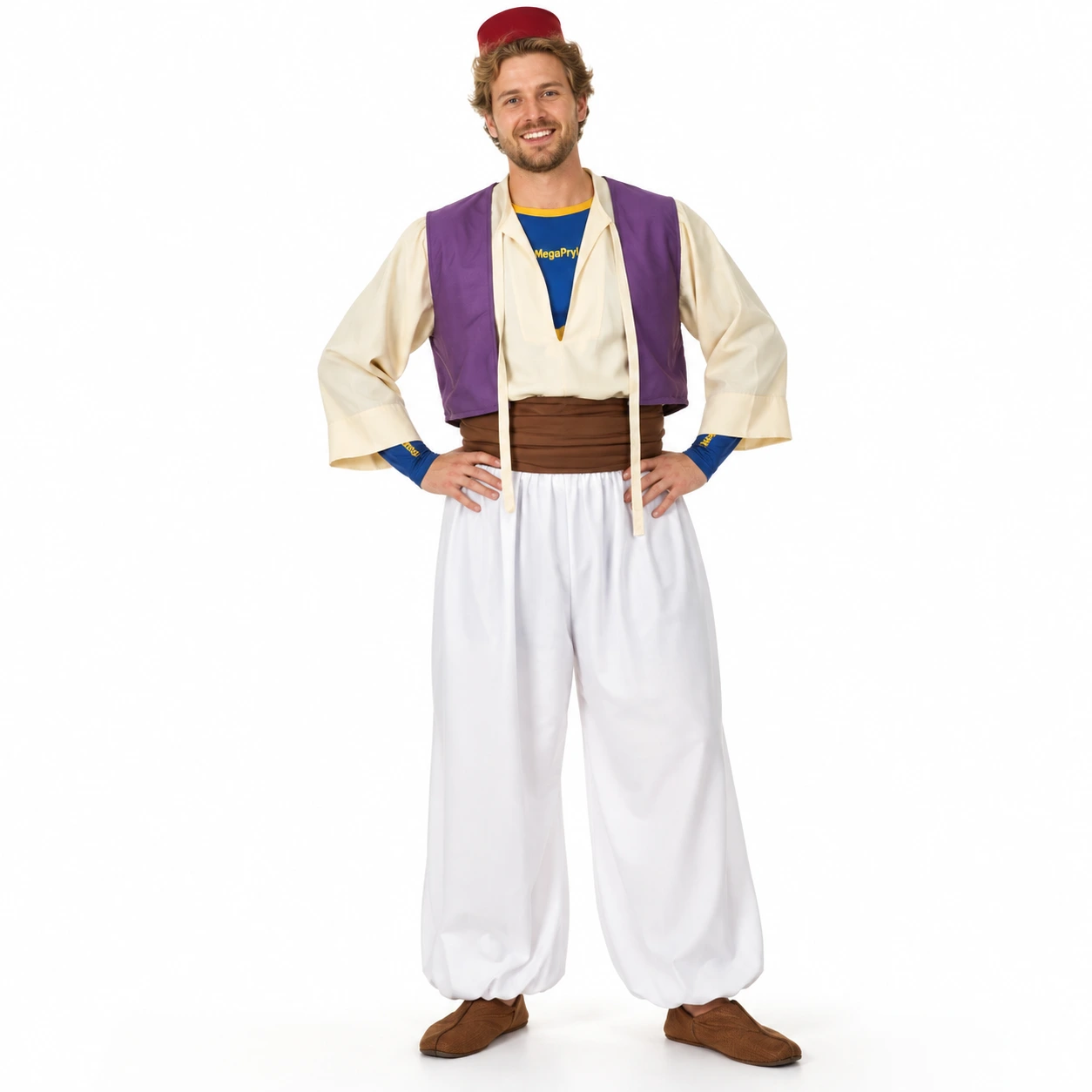 Aladdin-inspirerad maskeradkostym för vuxna