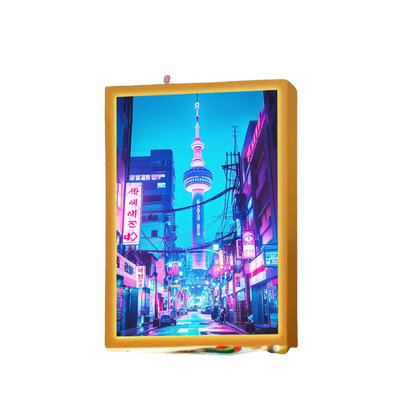 Nattlampa LED för Vägg Seoul Ljusmålning 4