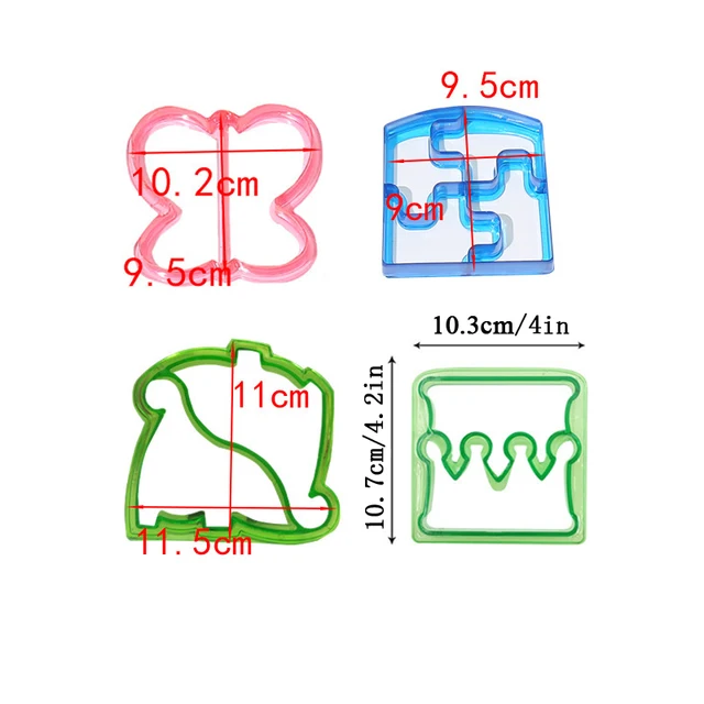 Formar För Mackor i Rostfritt Stål 9