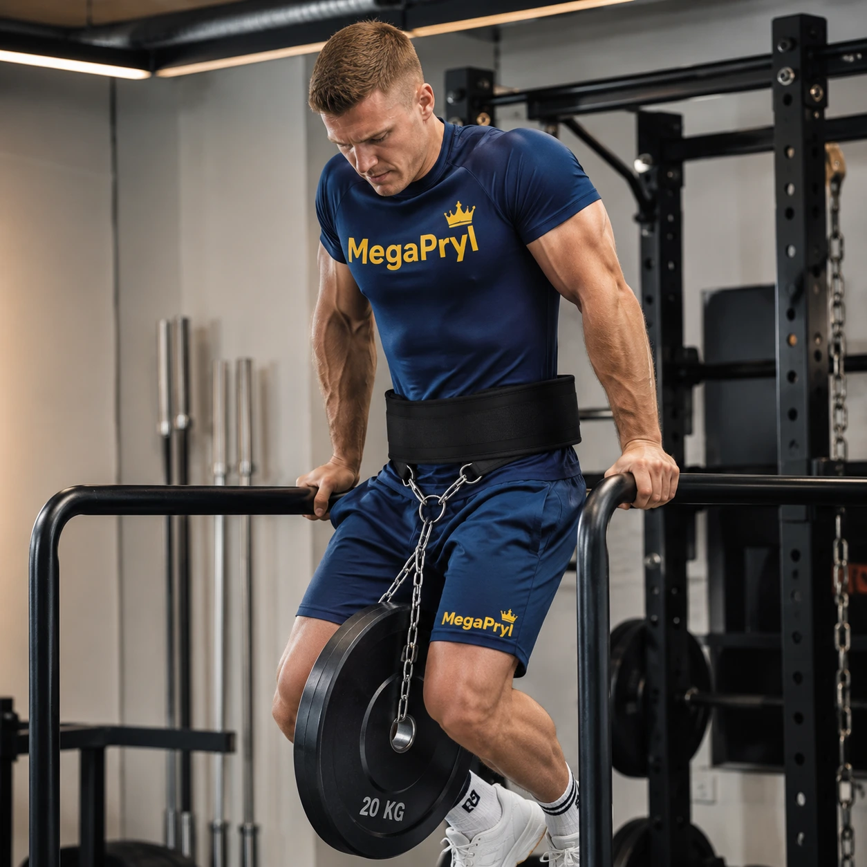 Dipsbälte för pull-ups och dips med kedja
