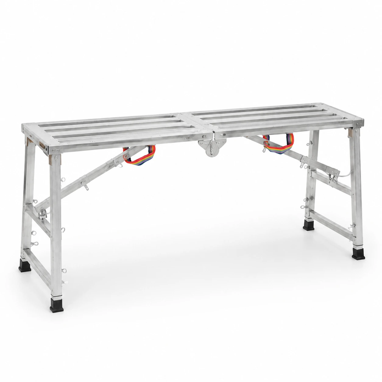 Justerbar arbetsplattform i aluminium, hopfällbar