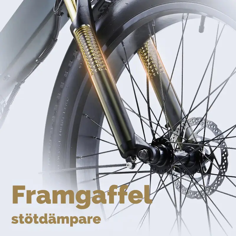 Elcykel 48V 1500W - Mountainbike Fällbar 7