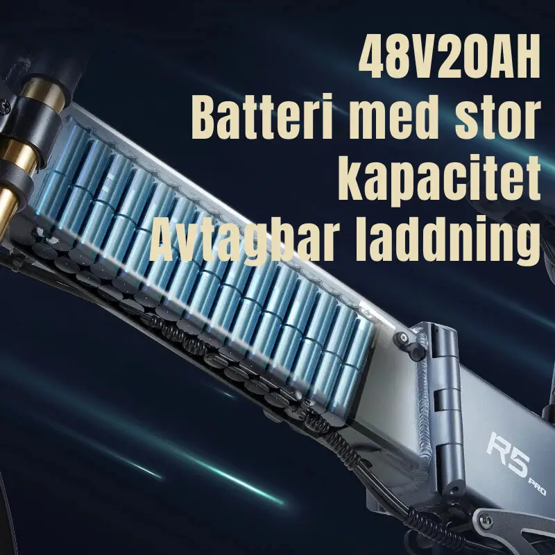 Elcykel 48V 1500W - Mountainbike Fällbar 4