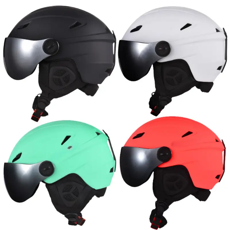 Ski Hjälm med Skyddsvisir – Vinter Sporthjälm