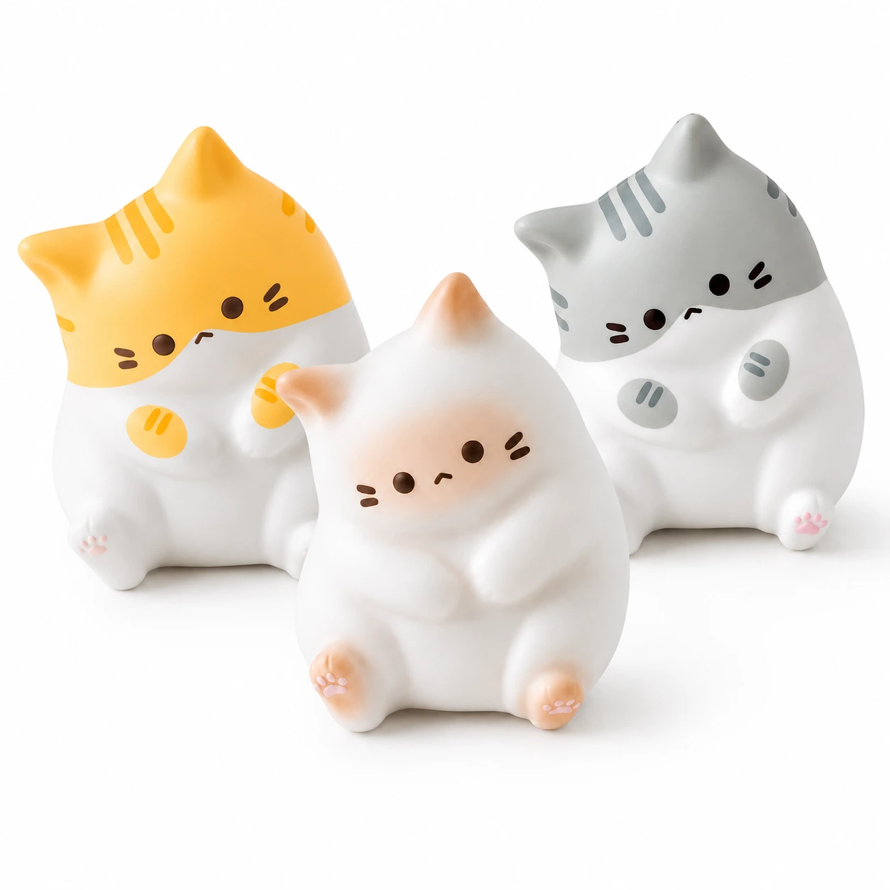 Squishy Kattfigur – Stressboll & Klämleksak