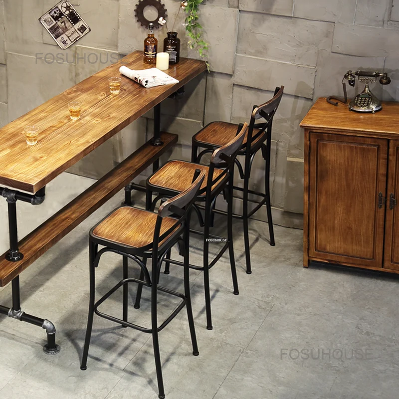 Barbordstolar Höga i Järn - Vintage Design 2