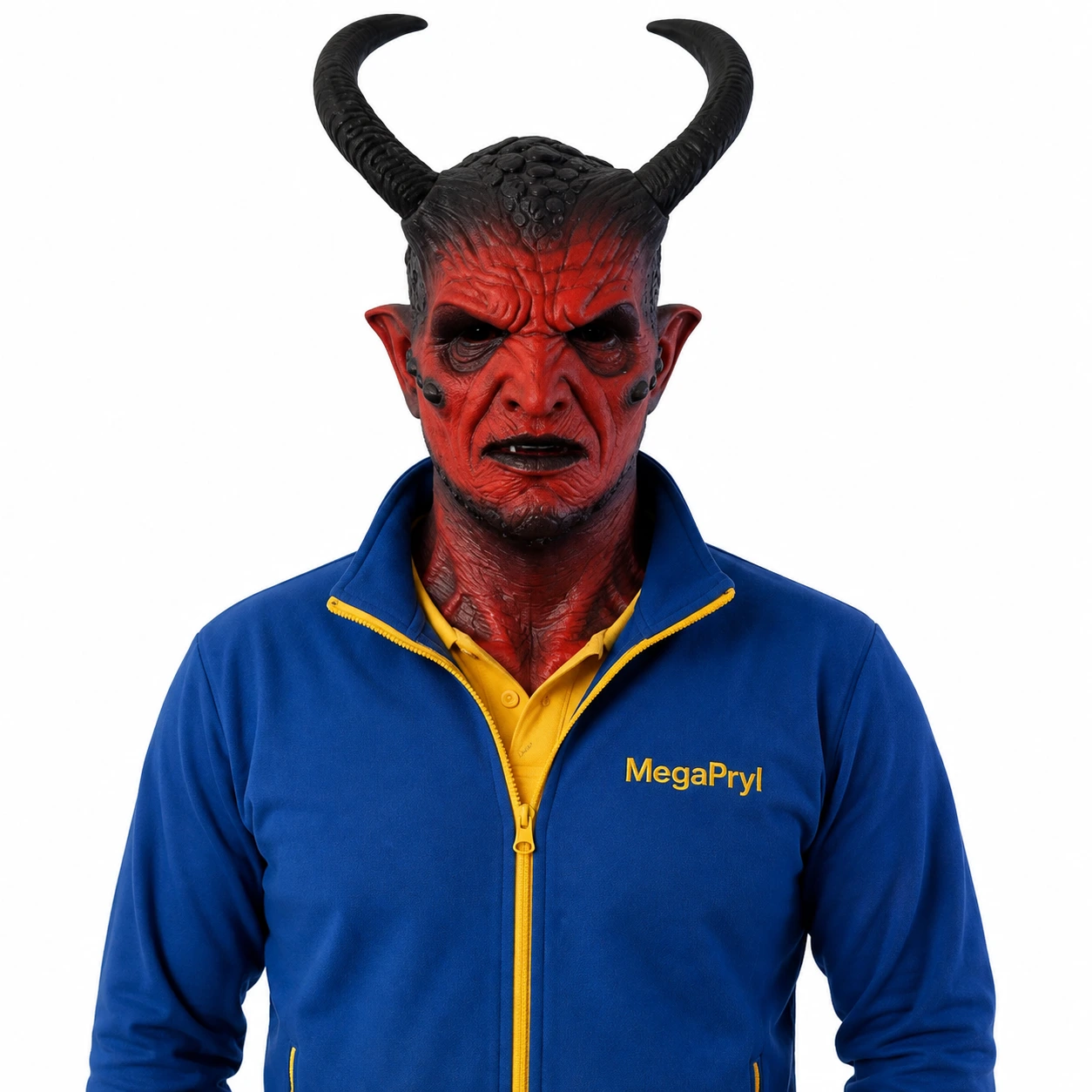 Djävulsmask för halloween och maskerad