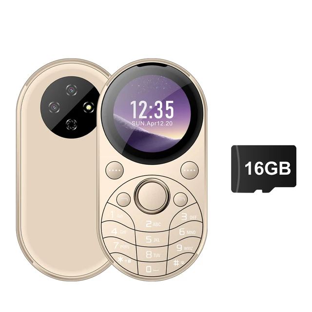 Mobiltelefon Mini Oval - Dual SIM, 1.39 Tum 10