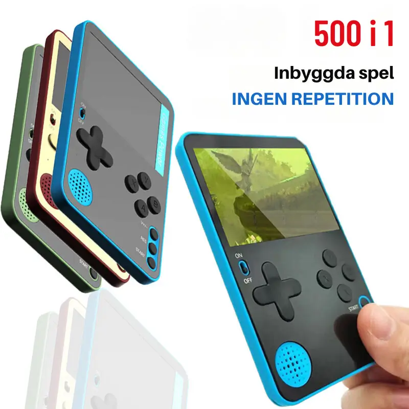 Spelkonsol Handhållen - 500 Klassiska Spel 5 Tum 2