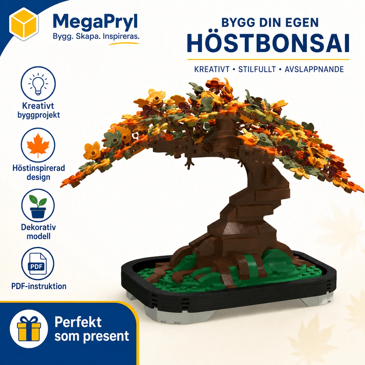 Bonsaiträd Byggsats i Höstdesign