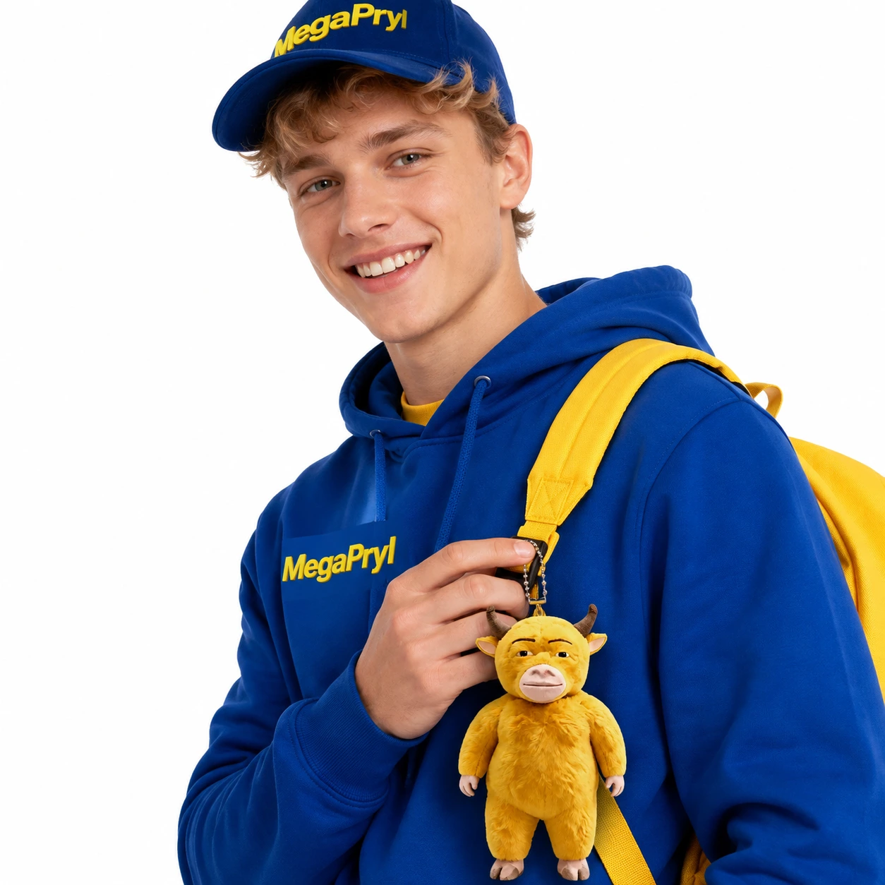 Nyckelring med djurfigur i akryl