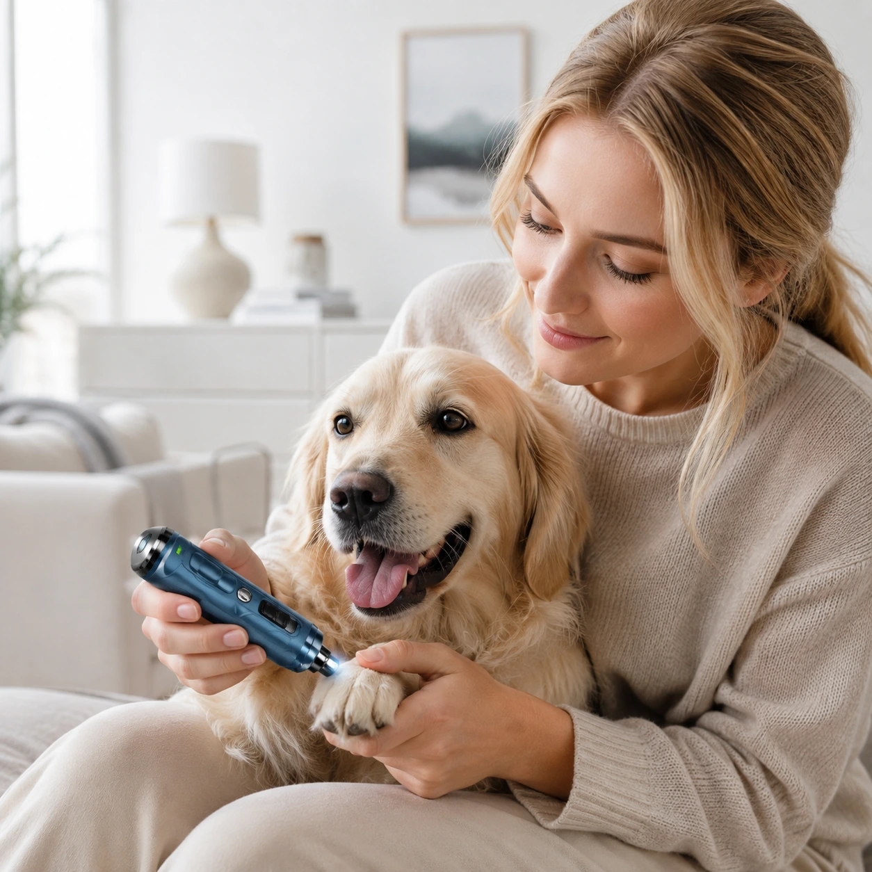 Elektrisk kloslip för hund och katt med USB-laddning
