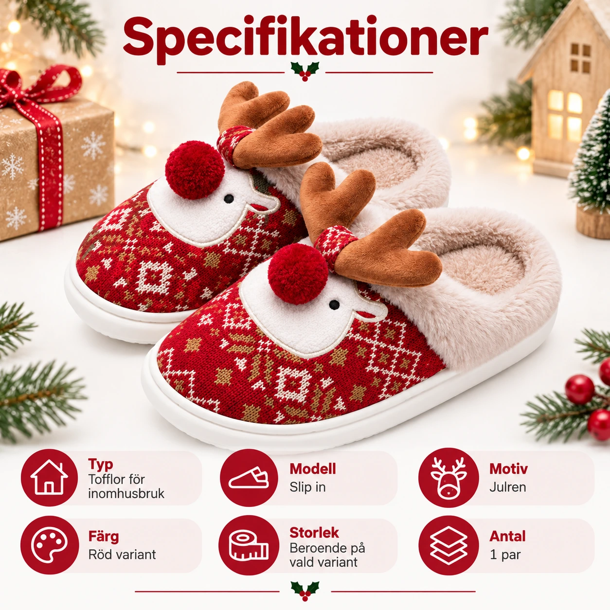 Jouluporotossut sisäkäyttöön