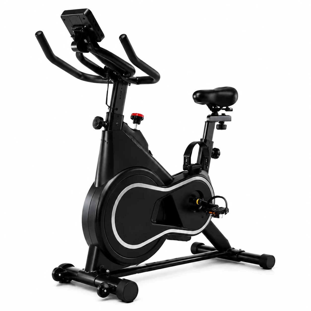 Spinningcykel med LCD-display och Pulssensor