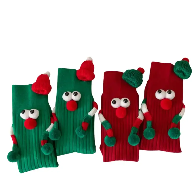 Julstrumpor med Magnetiska Händer 2