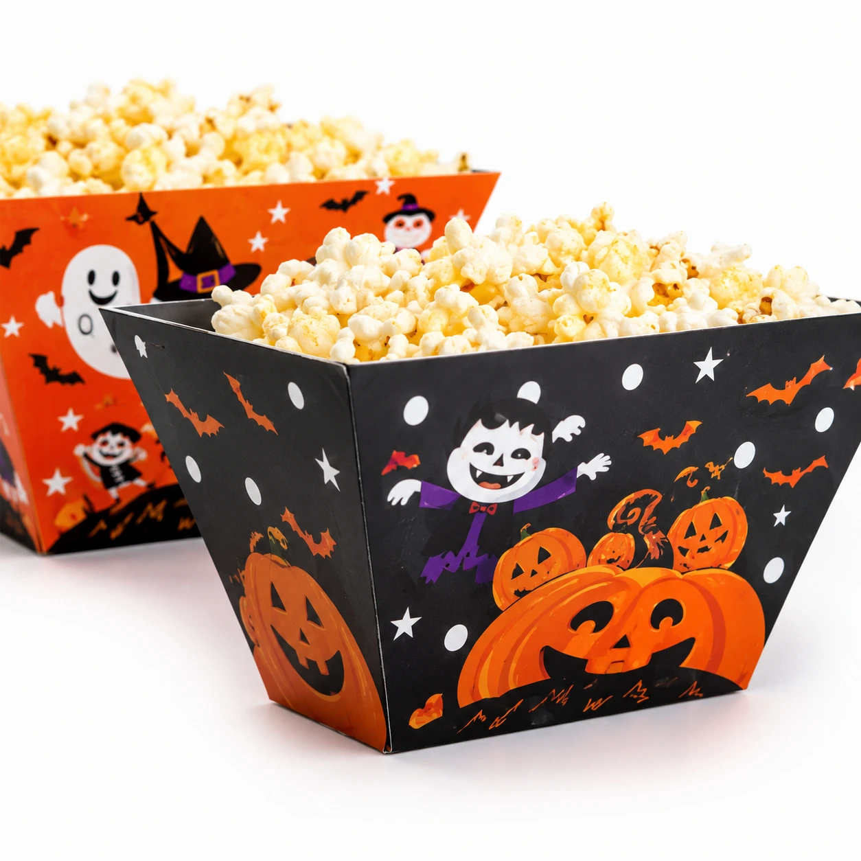Halloween popcornbägare för fest och filmkväll 12-pack
