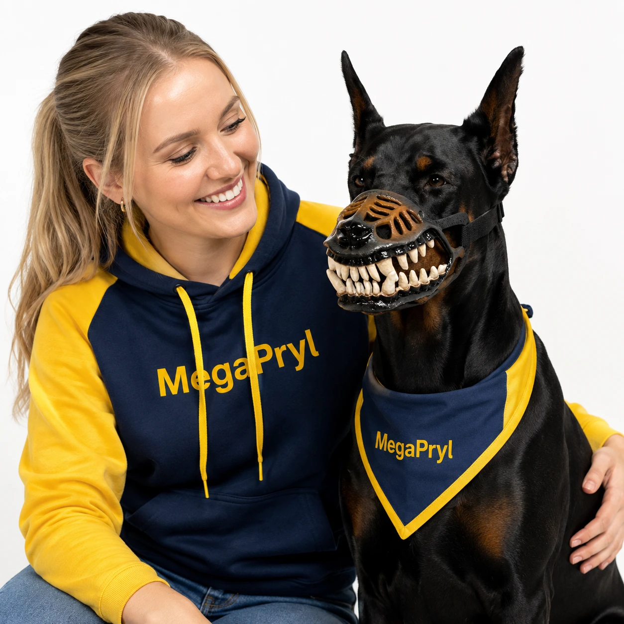 Hundmask för Halloween och maskerad