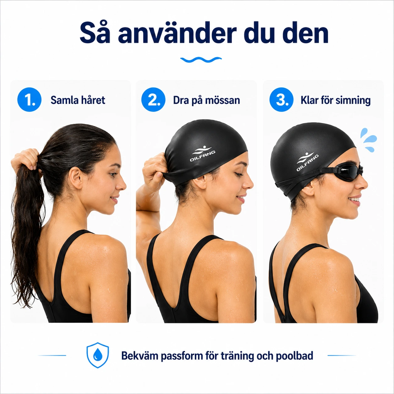 Silikonbadmössa för Vuxna