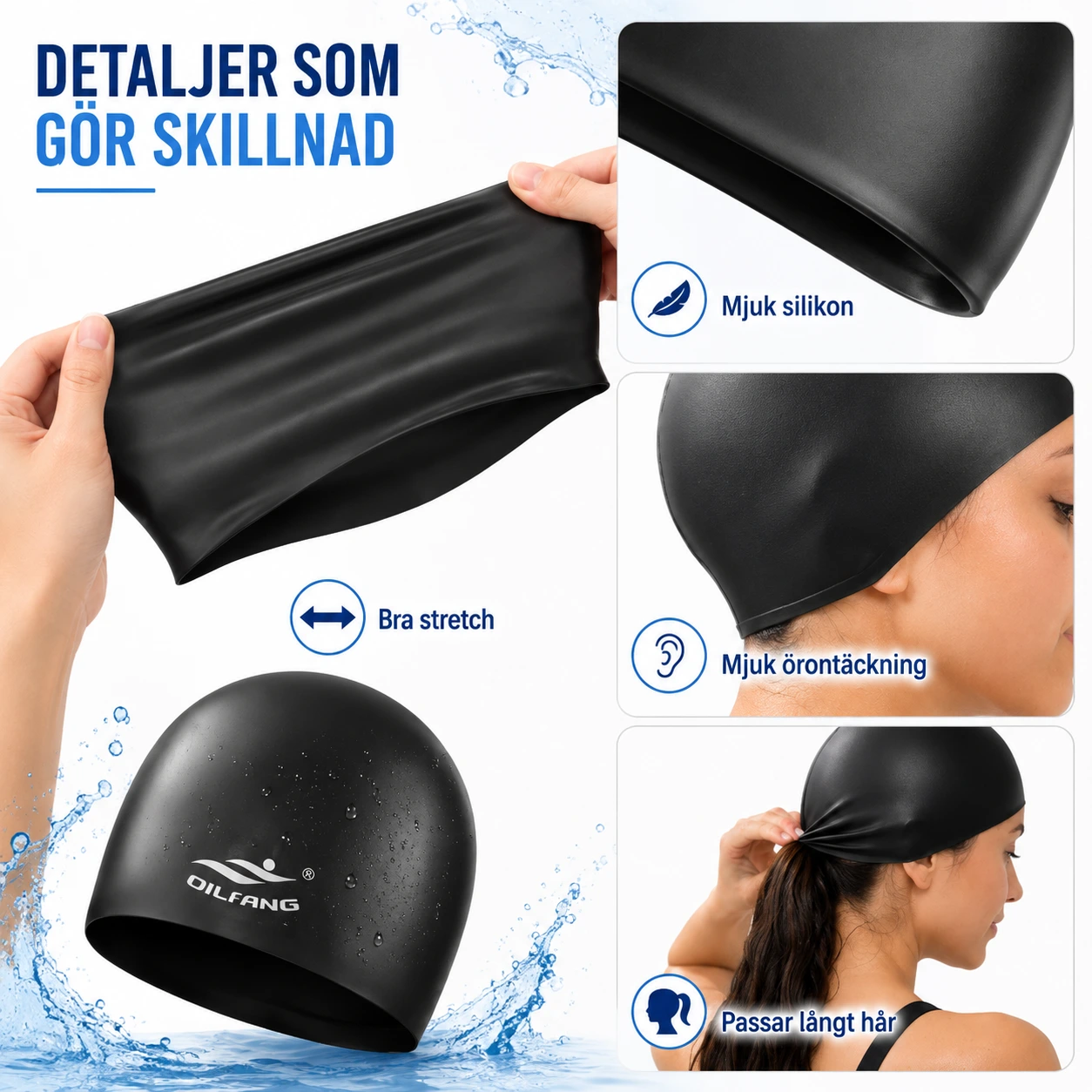Silikonbadmössa för Vuxna
